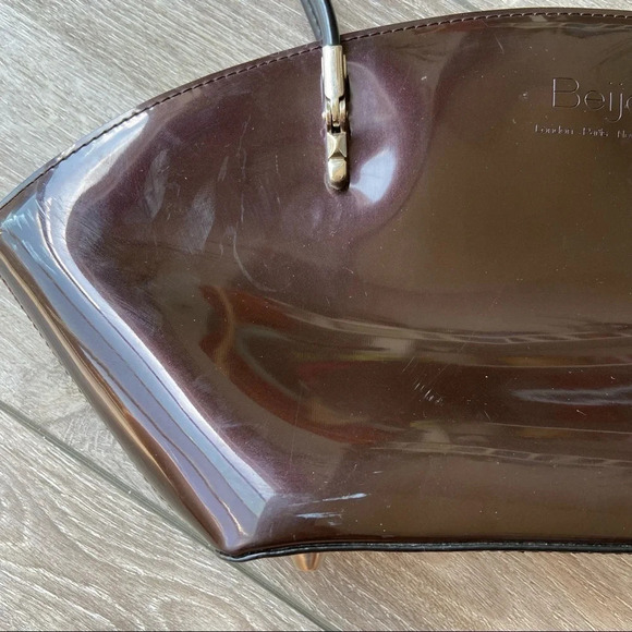 Beijo Over The Moon Patent  Leather Shoulder Bag - Picture 5 of 13